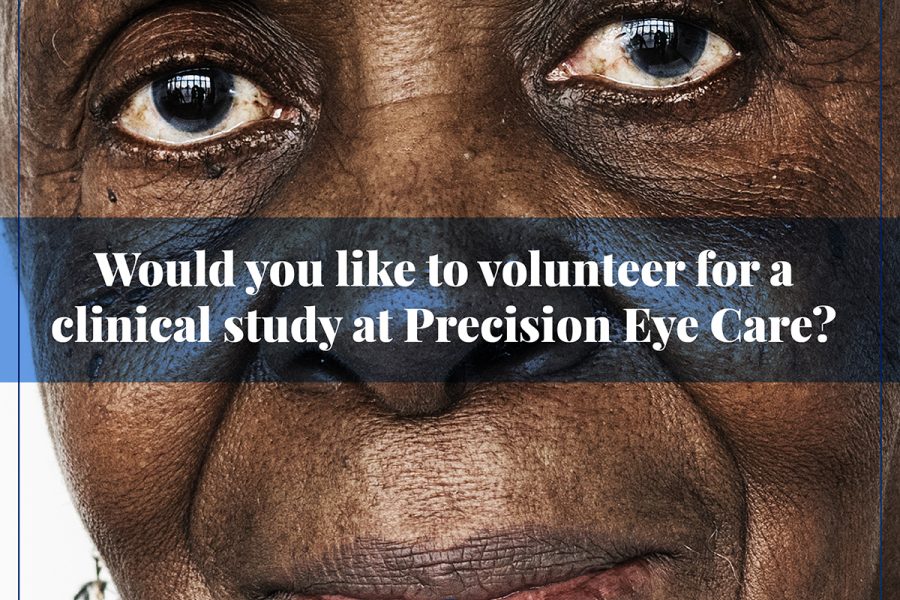 Volunteer for a clinical study at Precision Eye Care