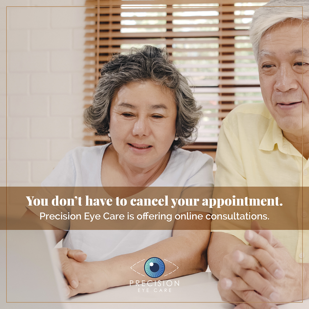 You don’t have to cancel your appointment.