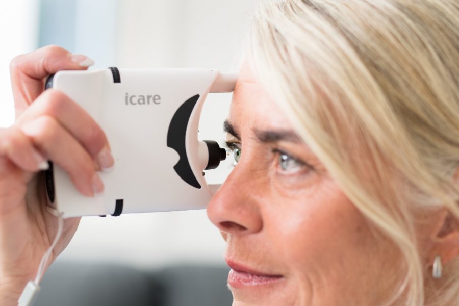 Home monitoring devices for glaucoma