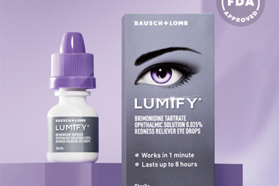 Redness reliever eye drops – LUMIFY